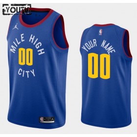 Dres Denver Nuggets Prilagođeni 2020-21 Jordan Brand Statement Edition Swingman - Dječji